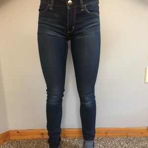American Eagle dark blue jeggings